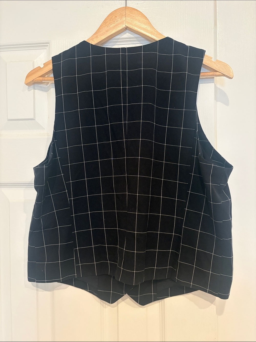 Nordstrom Rack Black Windowpane Vest - Picture 5 of 6